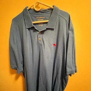 Tommy Bahama Emfielder Island Zone Polo 3XLT Mens Blue